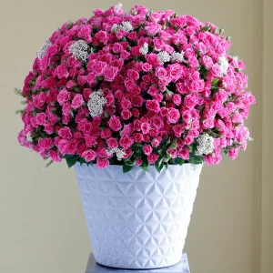 Pink round bouquets-4(باقات مستديرة وردية-4)