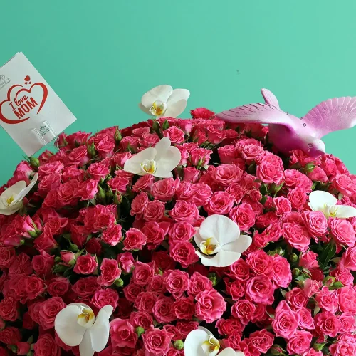Pink round bouquets-4(باقات مستديرة وردية-4)